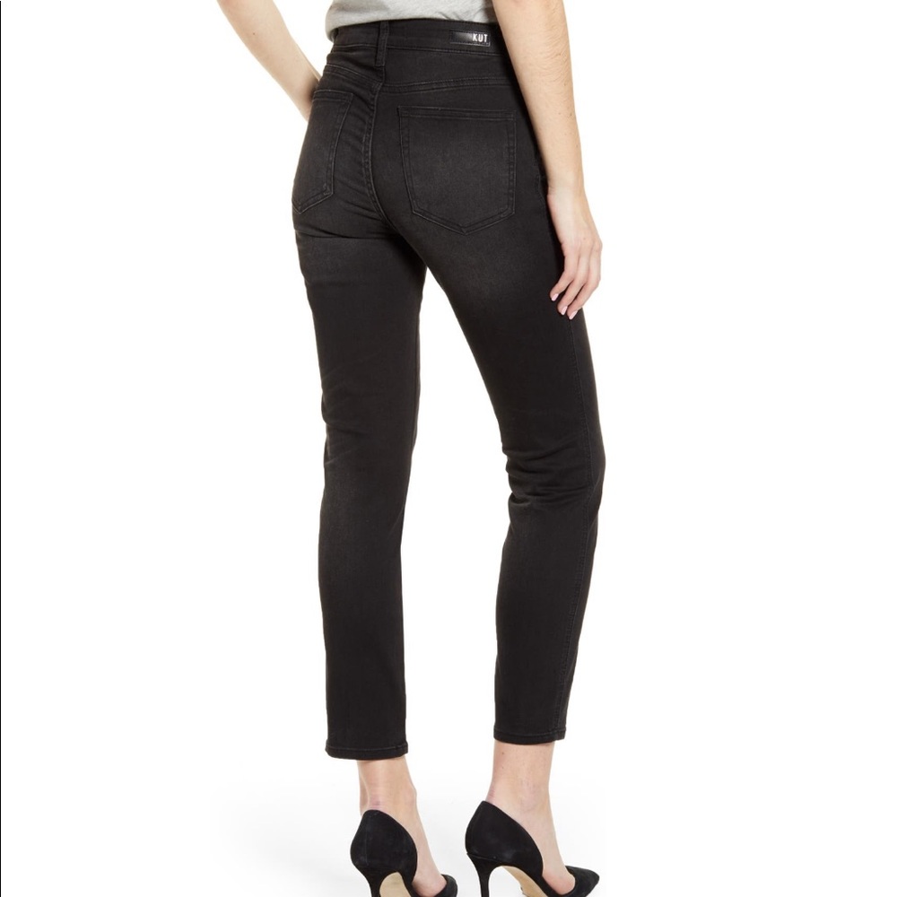 Kut from the Kloth Meghan High Rose Ankle Cigarette Jeans
